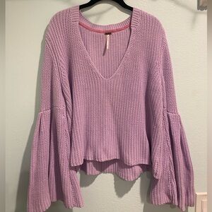 Free People Bell Sleeve Sweater